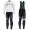 Completo Ciclismo 2020 Scott RC Pro bianca Squadre thermique Maglia Ciclismo Manica Lunga e Salopette Lunga