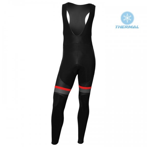 Completo Ciclismo 2020 Nalini Thebe nero-rosso Squadre Salopette Lunga Ciclismo thermique