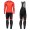 Completo Ciclismo 2020 Scott RC 1.0 Fiery Squadre Maglia Ciclismo Manica Lunga e Salopette