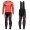Completo Ciclismo 2020 Scott RC Pro rosso Squadre Maglia Ciclismo Manica Lunga e Salopette