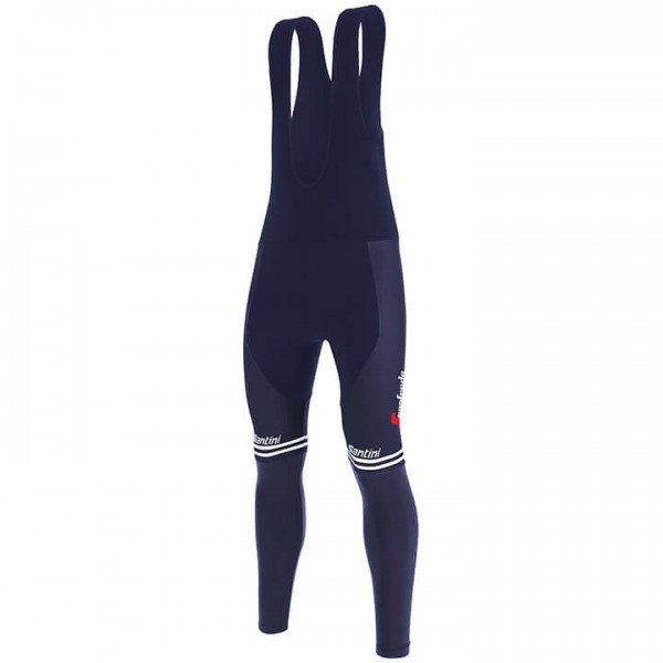 Completo Ciclismo 2020 Trek Segafredo Usine Racing bianca-rosso Salopette Lunga Ciclismo