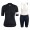 Completo Ciclismo 2020 Rapha Pro Donna nero-bianca MSquadre abbigliamento Bici Completo Maglia Ciclismo Corta e Salopette