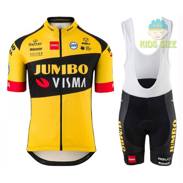 Completo Ciclismo 2020 JUMBO-VISMA Des gamins MSquadre abbigliamento Bici Completo Maglia Ciclismo Corta e Salopette