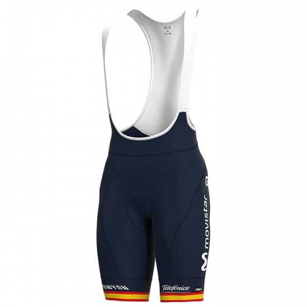 Completo Ciclismo 2020 Movistar Spain champion Squadre Salopette Ciclismo