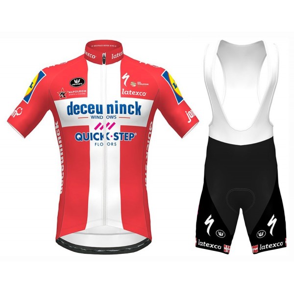 Completo Ciclismo 2020 Quick-Step Denmark Champion MSquadre abbigliamento Bici Completo Maglia Ciclismo Corta e Salopette