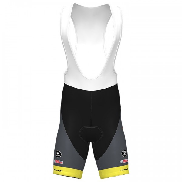 Completo Ciclismo 2020 Bingoal Wallonie Bruxelle giallo Squadre Salopette Ciclismo
