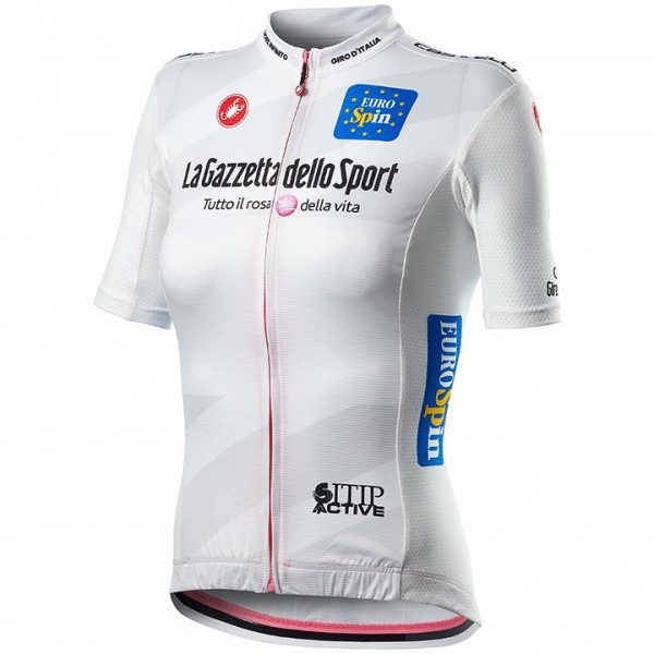 Completo Ciclismo 2020 GIRO D'ITALIA Maglia Bianca Donna Squadre Maglia Ciclismo Manica Corta