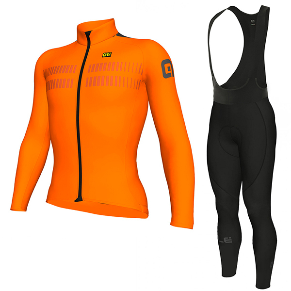 2018 Ale N4 Abbigliamento Ciclismo Maglia Ciclismo Manica Lunga e Salopette Lunga 89657SE