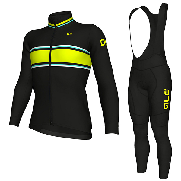 2018 Ale N1 Abbigliamento Ciclismo Maglia Ciclismo Manica Lunga e Salopette Lunga 96342VT
