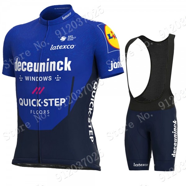 Deceuninck quick step 2021 Team abbigliamento Bici Completo Maglia Ciclismo Corta e Salopette N4C7VJ