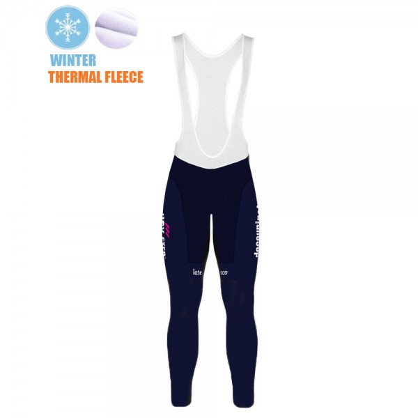 2021 Winter Fleece Deceuninck quick step Pro Team Salopette Lunga FD0XNH