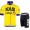 KAS Pro 2021 Team abbigliamento Bici Completo Maglia Ciclismo Corta e Salopette uAP3Gx