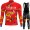 2022 Bahrain Victorious Pro Team Abbigliamento Ciclismo Maglia Ciclismo Manica Lunga e Salopette Lunga HiAVG
