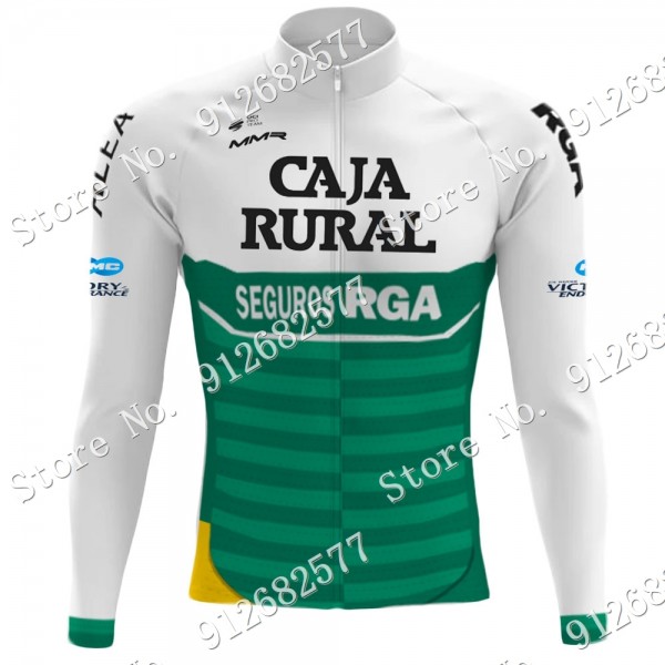 2022 Caja Rural Pro Team Maglie Ciclismo Manica Lunga GjNKw