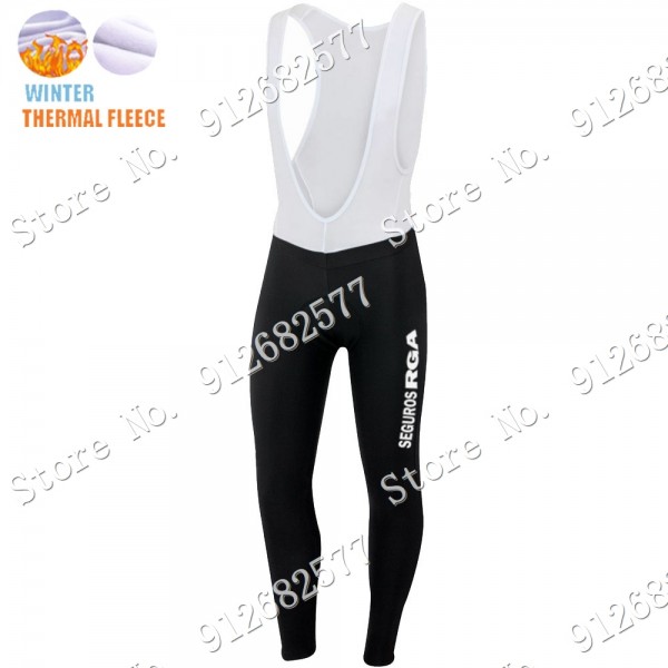 2022 Winter Caja Rural Pro Team Salopette Lunga Ciclismo Lq1Om