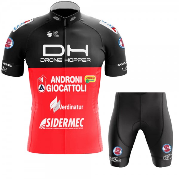 2022 Team Drone Hopper - Androni Giocattoli abbigliamento Bici Completo Maglia Ciclismo Corta e Salopette Ummkk