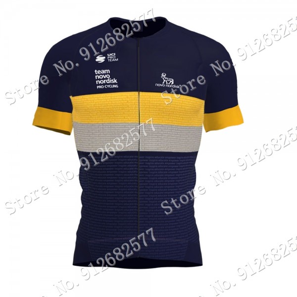 2022 Team Novo Nordisk Maglia Ciclismo Manica Corta sA1Aw
