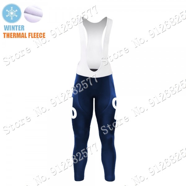 2022 Winter Total New Energies Pro Team Salopette Lunga Ciclismo DvMWF