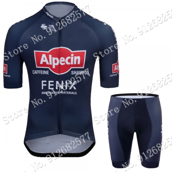 2022 Team Blue alpecin fenix abbigliamento Bici Completo Maglia Ciclismo Corta e Salopette ZnQJK