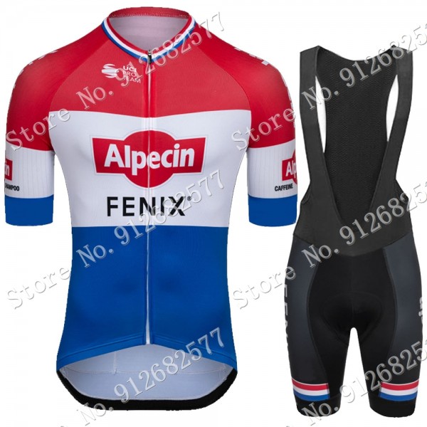 2022 Team Netherland alpecin fenix abbigliamento Bici Completo Maglia Ciclismo Corta e Salopette 3CRL0