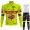 2022 bingoal WALLONIE BRUXELLES Pro Team Abbigliamento Ciclismo Maglia Ciclismo Manica Lunga e Salopette Lunga AA9Bk