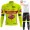 2022 Winter bingoal WALLONIE BRUXELLES Pro Team Abbigliamento Ciclismo Maglia Ciclismo Manica Lunga e Salopette Lunga 76ugP