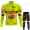 2022 bingoal WALLONIE BRUXELLES Pro Team Abbigliamento Ciclismo Maglia Ciclismo Manica Lunga e Salopette Lunga y3tHL