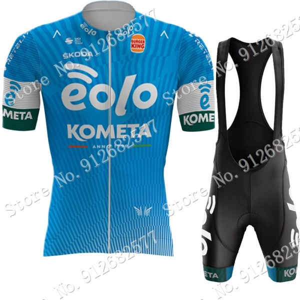 2022 Team eolo kometa abbigliamento Bici Completo Maglia Ciclismo Corta e pantaloni Wa37l