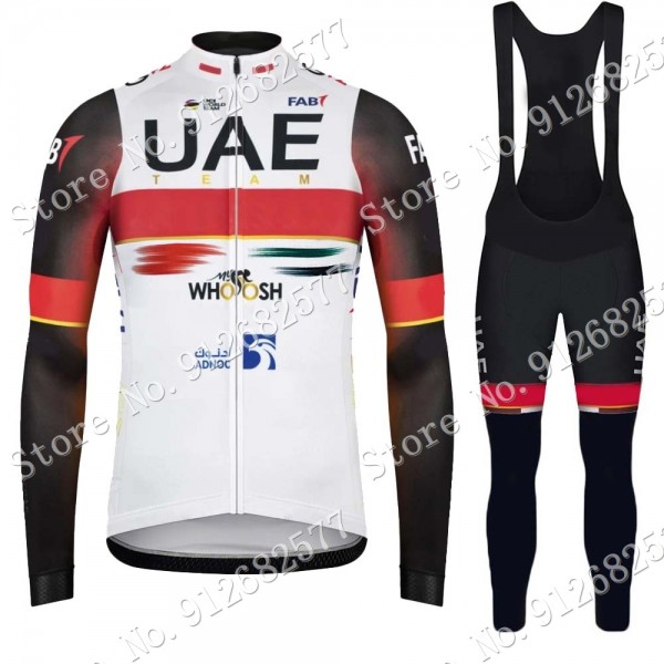 2022 uae emirates Pro Team Abbigliamento Ciclismo Maglia Ciclismo Manica Lunga e pantaloni lunga Jizoi
