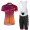 2017 Scott Donne arancia violett Nuovo abbigliamento Ciclismo Completo Maglia Ciclismo Corta e Salopette 19087-UM