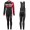 2016 Scott RC nero -Rosso Donne Squadre Pro Abbigliamento Ciclismo Maglia Ciclismo Manica Lunga e Salopette Lunga 23922-DG