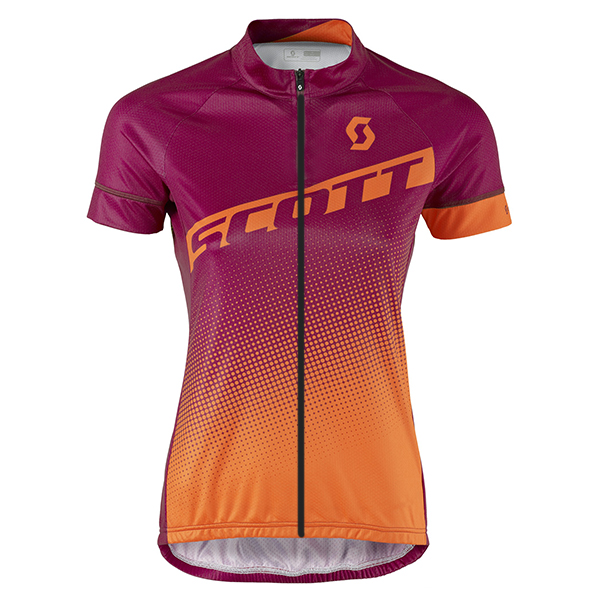 2017 Scott Donne arancia violett Maglia Ciclismo Manica Corta 62747-EQ