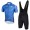 2018 Dubai Tour blu abbigliamento Ciclismo Completo Maglia Ciclismo Corta e Salopette 58734CL