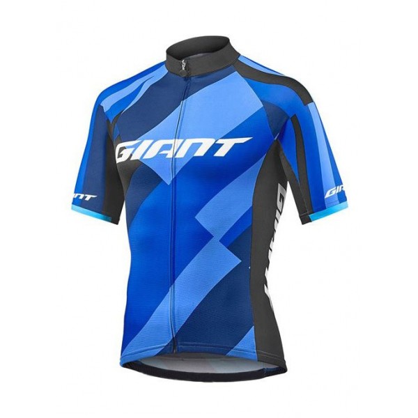 2018 Giant Elevate blu Maglia Ciclismo Manica Corta 87045IO