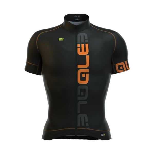 2016 ALE Graphics PRR Nominal - nero arancia Maglia Ciclismo Manica Corta 25890-GS