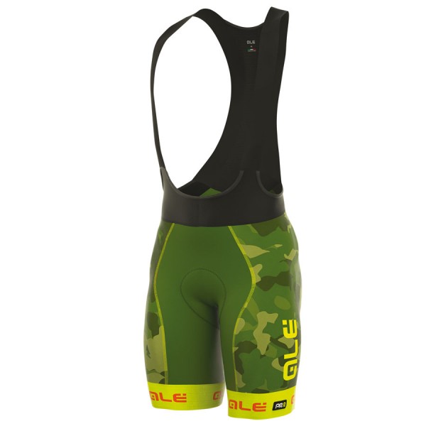 2017 Ale Graphics PRR Camo Salopette Ciclismo verde giallos Fluo 25938-BK