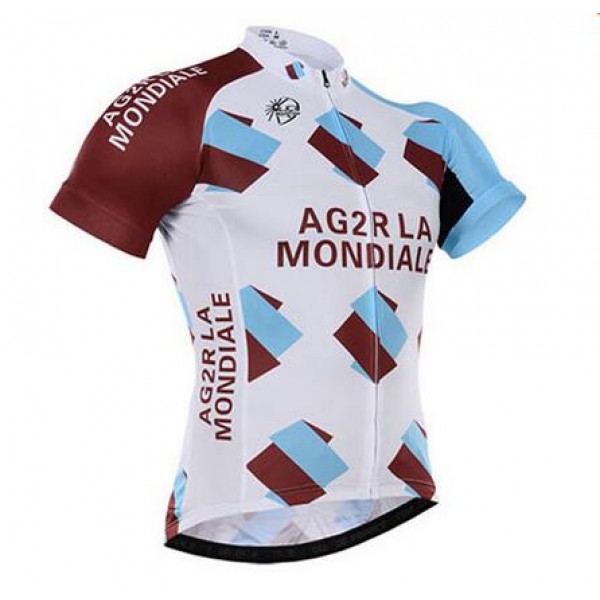 2016 Ag2r La Mondiale Maglia Ciclismo Manica Corta 33717-IQ