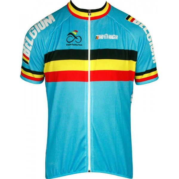 2016 Belgique Team Nationale abbigliamento Maglie Ciclismo Manica Corta 93367-OY
