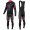 2016 Bianchi Milano Sorisole nero -Rosso Squadre Pro Abbigliamento Ciclismo Maglia Ciclismo Manica Lunga e Salopette Lunga 58639-ZF