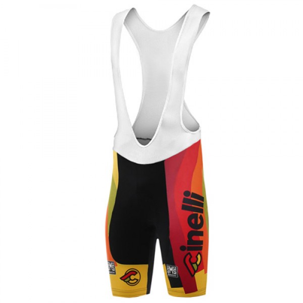 Pro 2017 Cinelli Chrome giallo Salopette Ciclismo 16541-JA