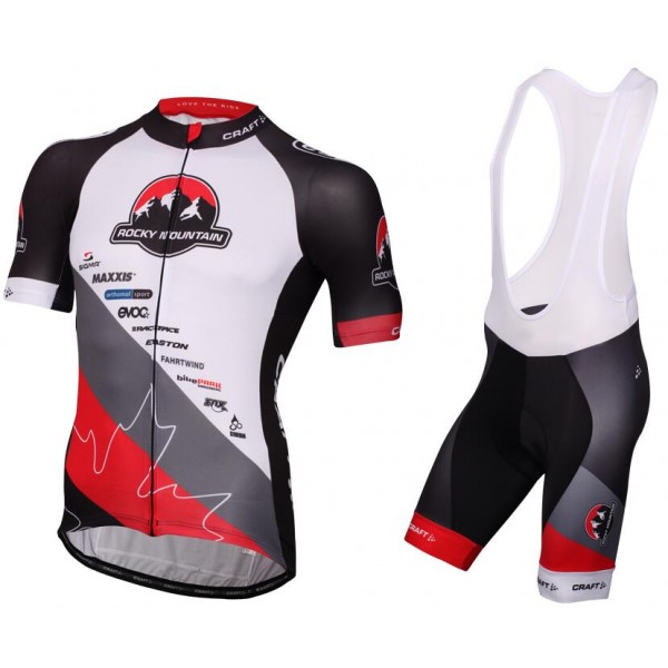 2016 CRAFT ROCKY MOUNTAIN Nuovo abbigliamento Ciclismo Completo Maglia Ciclismo Corta e Salopette 62887-WT