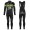 2016 Crelan -AA Drink nero Squadre Pro Abbigliamento Ciclismo Maglia Ciclismo Manica Lunga e Salopette Lunga 60362-KH