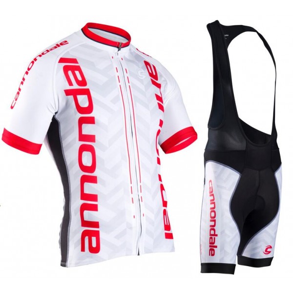 2016 Cannondale 2 pro Nuovo abbigliamento Ciclismo Completo Maglia Ciclismo Corta e Salopette Rosso 38663-YF