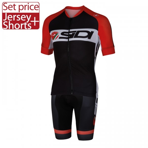2016 Castelli SIDI Nuovo abbigliamento Bici Completo Maglia Ciclismo Corta e Pantaloncini 59137-ZH