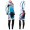 2016 Cube Teamline bianco -blu Squadre Pro Abbigliamento Ciclismo Maglia Ciclismo Manica Lunga e Salopette Lunga 55688-PD