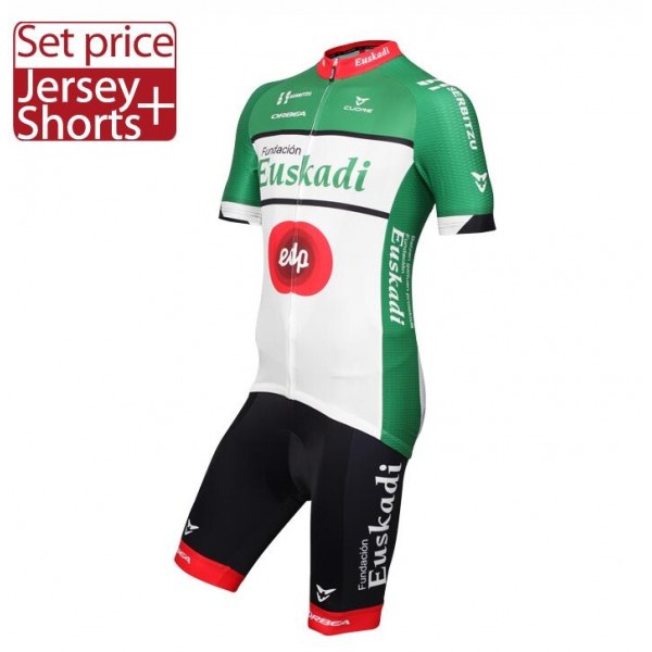 2016 EUSKADI Nuovo abbigliamento Bici Completo Maglia Ciclismo Corta e Pantaloncini 34456-EC