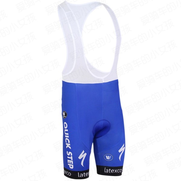 2016 QUICK STEP Pro Salopette Ciclismo blu 68537-HS