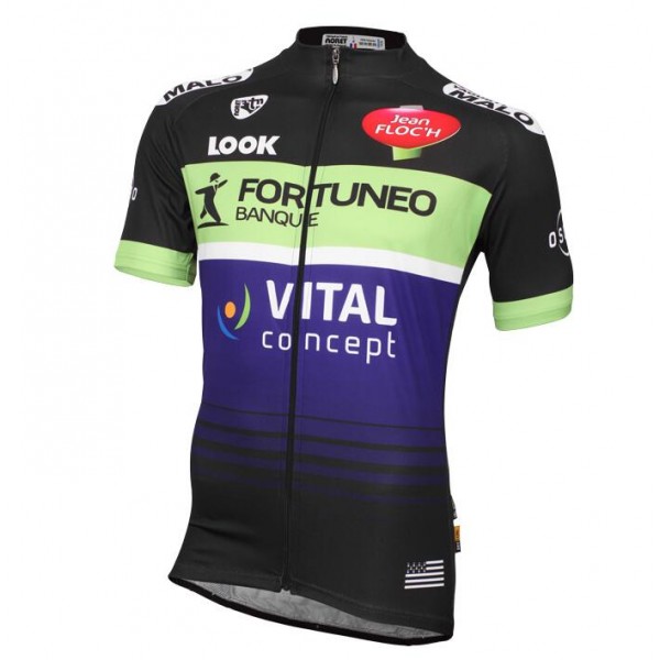 2016 FORTUNEO-VITAL CONCEPT Maglia Ciclismo Manica Corta 46822-XN