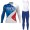 FDJ Pro 2017 bianco Nuovo Abbigliamento Ciclismo Maglia manica lunga e Calzamaglia con bretelle 68797-DL