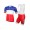 FDJ 2017 Nuovo abbigliamento Ciclismo Completo Maglia Ciclismo Corta e Salopette 78784-CL